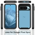 thumbnail image 5 of ELEHOLD Clear Case for Google Pixel 9 Pro XL, Built-in Screen Protector Protective Front Case Rugged Clear Back Shockproof Scratch-Resistant Non-Yellowing Case for Google Pixel 9 Pro XL,Blue, 5 of 5