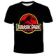 thumbnail image 1 of Camisetas de dinosaurios de dibujos animados para niños y niñas, camisetas de moda de verano 2022, camisetas sueltas de Parque Jurásico para bebés, camisetas, ropa 1-14 Y5T Gao Jinjia LED, 1 of 2