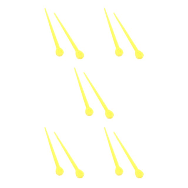 relayinert 1 Set Perm Rod Fashionable Fine Workmanship Unique Design Easy Installment Heat-insulating Distinctive Beautiful Hair Curlers Yellow 5Set