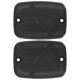 thumbnail image 4 of Tapa del depósito de líquido de frenos delanteros de 2 piezas Cubierta superior del tanque de combustible de la motocicleta apta para C400GT 2019-2021Negro, 4 of 5
