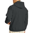 thumbnail image 1 of Hanes mens Pullover Ecosmart Hooded Sweatshirt Hoody, Charcoal Heather, 3X-Large US Hanes Hanes, 1 of 2