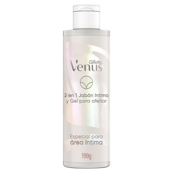 Jabón Íntimo Femenino y Gel para Afeitar Gillette Venus para Área Íntima, 190 ml