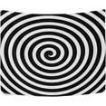 thumbnail image 2 of FREEAMG Black & White Swirl Lollipop Tapestry Wall Hanging Tapestries Happy Colorful Hippie Psychedelic Art Polyester Carpet Wall Decorative for Living Room Bedroom 60x51inch, 2 of 7