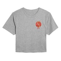 Wicked - Glinda Badge - Juniors Cropped Graphic T-shirt