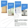thumbnail image 6 of CIMAXIC Adjustable Gate Latch Cable Pull for Wooden Metal Doors 12Pcs, 6 of 6