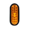 thumbnail image 3 of 4pc 6" Oval Amber 24 LED Trailer Tail Lights [DOT certified] [Grommet & Plug Included ] [IP67 Waterproof] Park Turn Trailer Lights for RV Jeep Trucks, 3 of 9