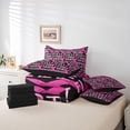 thumbnail image 6 of Castle Fairy Teens Pink Ribbon Bedding Comforter Set,Breast Cancer Queen Bedding Sets, 6 of 8