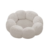 Matoen Cat Beds for Indoor Cats Washable, Flower Shaped Small Dog Bed Calming Pet Bed, Cat Beds & Furniture, Large Cat Bed, Kitty Kitten Bed
