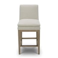 thumbnail image 5 of Maddie Home 26" Modern Fabric Upholstered Counter Stool in Cream, 5 of 5