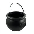 thumbnail image 2 of Meitianfacai Halloween Witch Pot Plastic Bucket Black Cauldron Halloween Candy Bucket Candy Rack Pot Bucket Decorations, 2 of 9