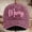 Red, variant on Mama Hats For Women Adjustable Funny Mini Baseball Cap Casual Comfortable Outdoor Sun Pink,One Size