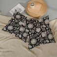 thumbnail image 5 of Black White Floral Pillow Covers 18x18 Inch 2 Pcs Spring Vintage Flower Decor Throw Pillows Boho Rustic Seasonal Outdoor Farmhouse Decoration Pillowcase Linen Cushion Cover for Couch Sofa Bed, 5 of 6