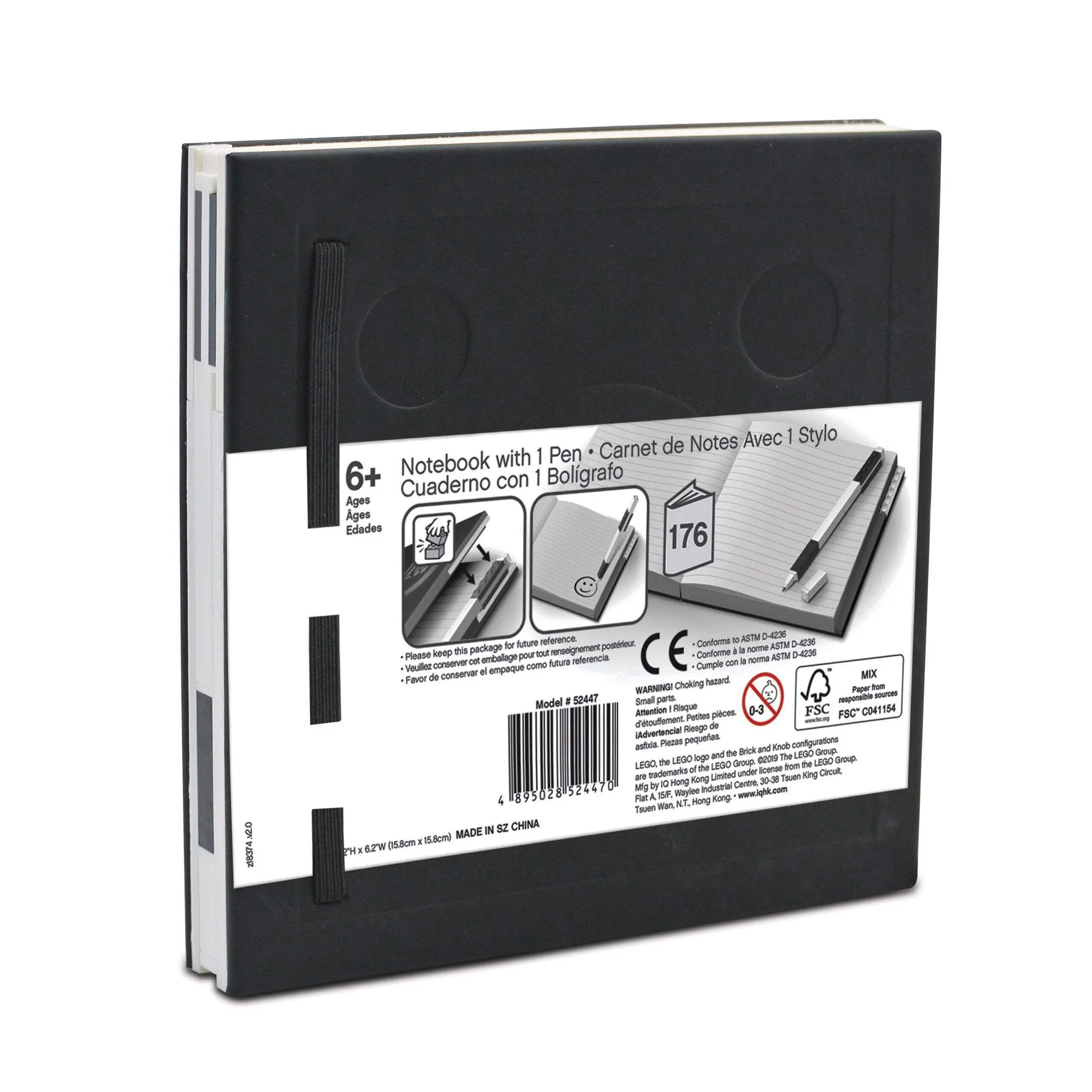 Lego 2.0 Locking Notebook with Gel Pen - Black (Other)