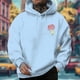 thumbnail image 1 of WILLBEST Sudaderas En Pareja Suéter con Capucha De Manga Larga con Estampado De Cocotero y Letras Digitales 3D para Hombre Mediana​​, 1 of 7