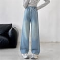 thumbnail image 2 of XIYNBAOK Girls Tall Jeans Toddler Jeans Girls Plus Size Stretch Jeans Pant Gymnastics Clothes for Girls Work Clothes Teen Girl Clothes Trendy, Blue 11-12 Years, 2 of 9
