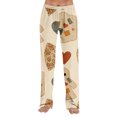 thumbnail image 6 of Trgacdwlo Funny Pumpkin Graphic Womens Pj Pants Fall Womens Halloween Pajama Pants Funny Ghost Graphic Elastic Waist Sleep Pants Women, 6 of 7