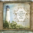 thumbnail image 2 of Beth Anne Creative 15x15 Black Ornate Wood Framed with Double Matting Museum Art Print Titled - Florida Lighthouse X, 2 of 4