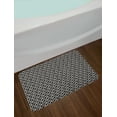 thumbnail image 2 of Black and White Bath Mat, Plus Signs Abstract Pattern Geometric Tile Ornament in Contrasting Colors, Plush Bathroom Decor Mat with Non Slip Backing, 29.5" X 17.5", Black White, by Ambesonne, 2 of 2