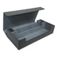 thumbnail image 4 of Caja de baraja de cartas coleccionables premium resistente contenedor de exhibición tarjeta de juego Negro Gris, 4 of 9