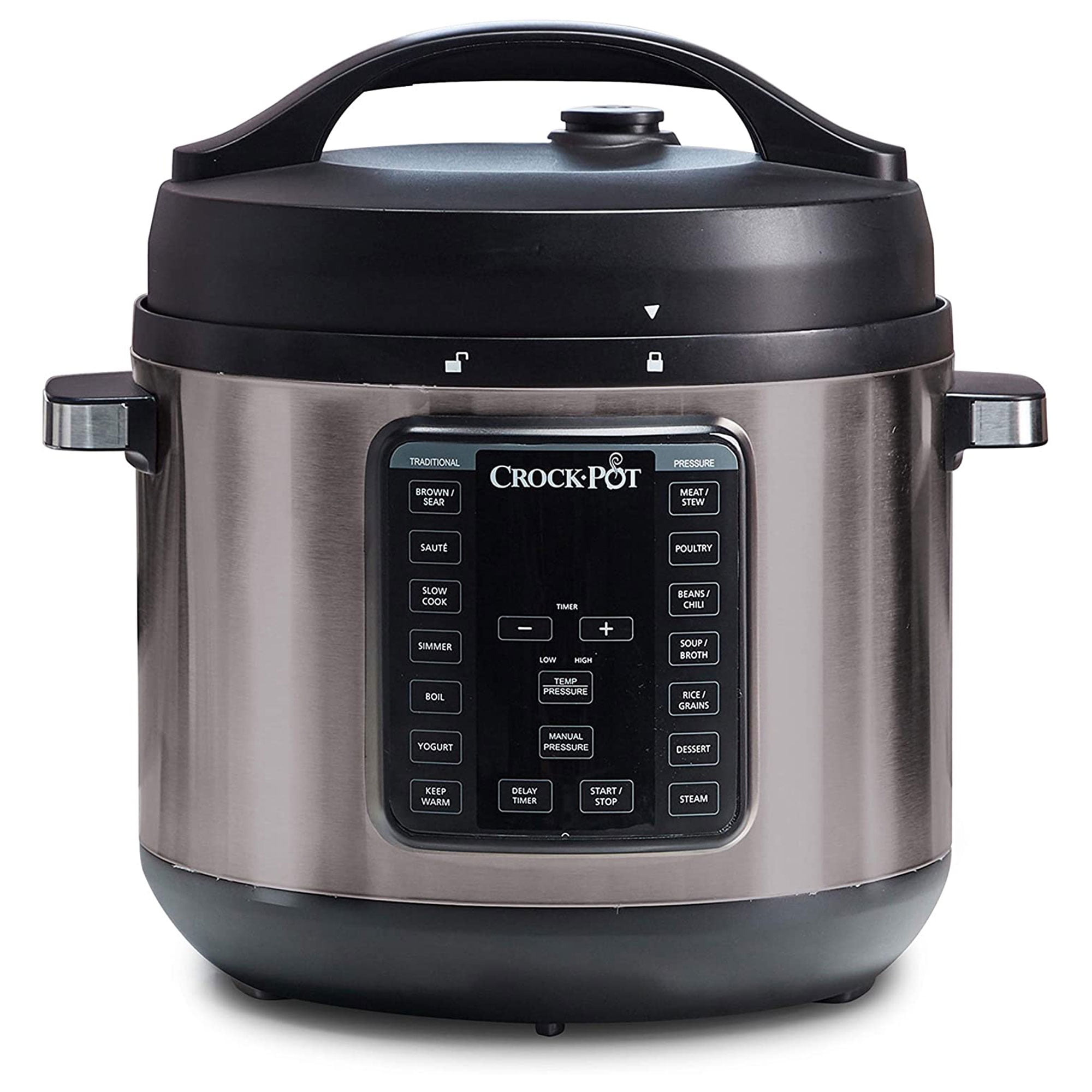 Crock-Pot 8-Quart Multi-Use Programmable Slow Cooker Pressure Cooker - Walmart.com