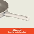 thumbnail image 5 of bella 7-Piece Ceramic Nonstick Cookware Set, Oatmilk, 5 of 7