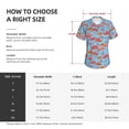 thumbnail image 4 of Goofa Flamingo Pattern Women's Slim-Fit Short-Sleeve V-Neck T-Shirt,Classic-Fit Short-Sleeve V-Neck T-Shirt-XX-Large, 4 of 5