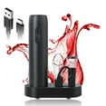 thumbnail image 1 of Rechargeable Electric Wine Opener Automatic Wine Bottle Opener with Foil Cutter Pourer Stopper and Type C Charging Base for Home Party Bar Outdoor Gift, 1 of 7