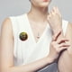 thumbnail image 4 of Broche de rueda de color Broche de insignia de ropa linda Creativo para amigos Negro, 4 of 7