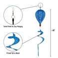 thumbnail image 4 of In the Breeze 0989 — Snowflakes Hot Air Balloon Spinner — Colorful Seasonal Outdoor Hanging Decoration, 4 of 5