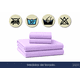 thumbnail image 5 of Juego De Sabanas Microfibra Soft Colores Lisos Matrimonial Lila Liso Sólido, 5 of 6