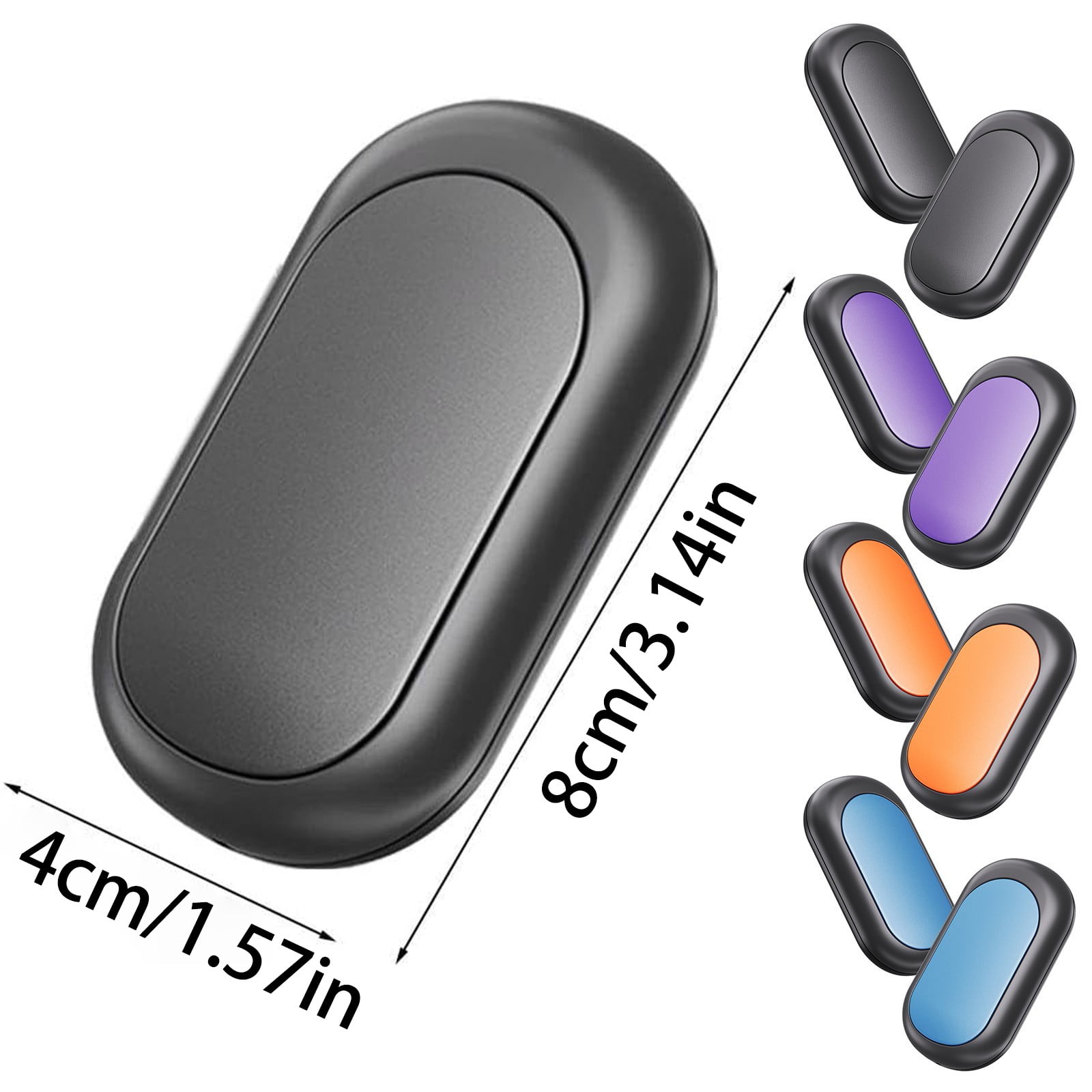 Rechargeable Magnetic Split Hand Warmers Thin Lightweight Portable Pocket Size Up To 4 Hrs Winter Accessory,Hand Warmer Pack,Black,1 Pair