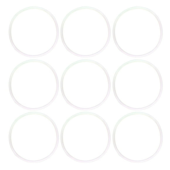 EeaseMX Anillo de sellado de silicona blanco, 10 Uds., anillo a prueba de fugas para cocina, exprimidor, licuadora, hogar