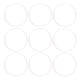thumbnail image 1 of EeaseMX Anillo de sellado de silicona blanco, 10 Uds., anillo a prueba de fugas para cocina, exprimidor, licuadora, hogar, 1 of 7