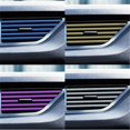 thumbnail image 2 of Roromall 10pcs Car Interior Chrome Trim Strip Air Condition Vent U Shape Edge Decal Trim Sticker Moulding, 2 of 3