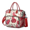 thumbnail image 1 of Summer Tropical Pattern Tote Bag - Large Insulated & Leakproof Cooler, Stylish Design, 1 of 6