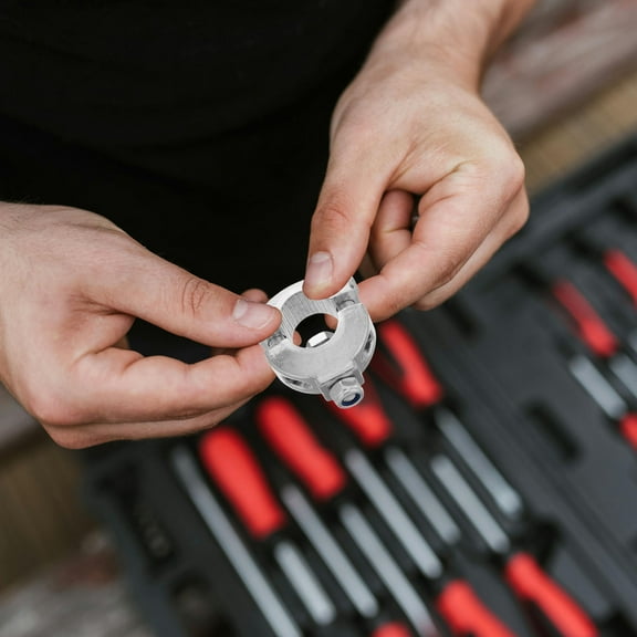 IDEANATEGRATE Aluminum Alloy Handlebar Riser 1 Pair for Mini Dirt Bike Handlebar Silver 2.28X1.93X0.71In