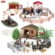 thumbnail image 2 of Oenux Simulación Divertido Animal de Granja Juguete Caballo Establo Granjero Vaca Conejo Modelo Figuras de Acción Juego Niño Educación Regalo de Navidad Juguete, 2 of 5