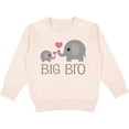 thumbnail image 2 of Inktastic Big Bro Boys Elephant Brother Announcement Toddler Sweatshirt, 2 of 4
