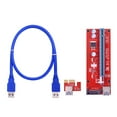 thumbnail image 1 of Tarjeta Vertical PCI-E 007S Baoblaze Adaptador Elevador Extensor, 1 of 8