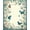 Beige, Pattern 1, variant on ODIKA 4'x6' Machine Washable Non-Slip Area Rug, Floral Teal Accent High Traffic Rug, Beige, 59427