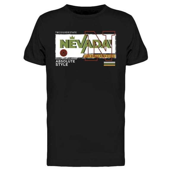 Nevada The Silver State T-Shirt Men -Image by Shutterstock, Male x-Large