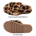 thumbnail image 3 of LORDFON Open Toe Fuzzy Womens Slippers Fluffy House Slippers with Memory Foam, 3 of 6