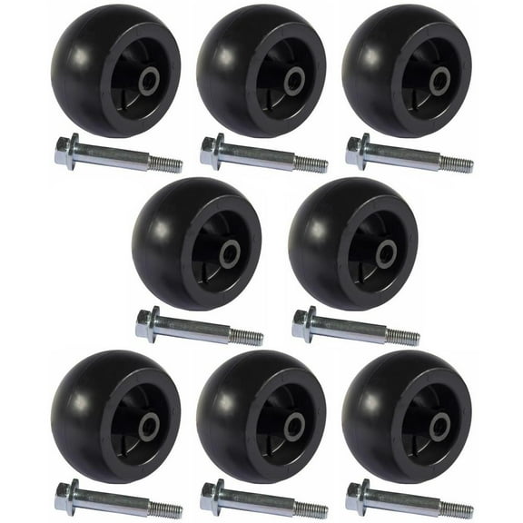 RAParts (8) Deck Wheels w/Bolt Fits Bad Boy Outlaw Series Mower 022-1000-00 018-0010-00