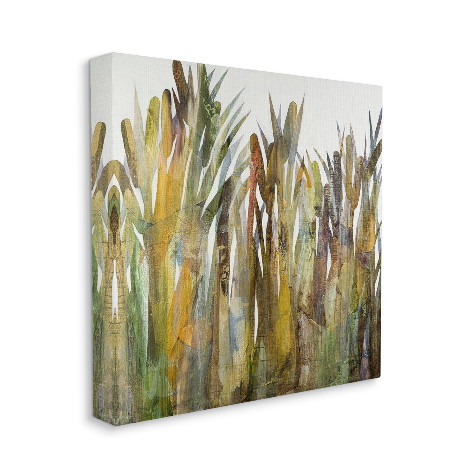 Stupell Industries Rustic Pampas Grass Cattails Wild Rural Plants Graphic Art Gallery Wrapped Canvas Print Wall Art, Design by Steling