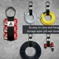 thumbnail image 6 of 2 Pcs Heavy Duty Pool Vacuum Hose Storage Holder Electronic Cable Strap Garden Hose Organizer Hook and Loop Cable Strap Holder with Carrying Handle Perfect for Electronic Cable Garden Hose (Black), 6 of 7