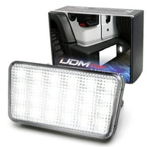 OEM-Fit 3W Full LED License Plate Light Kit For Jeep 2018-up Wrangler JL JLU, Powered by 18-SMD Xenon White LED Diodes