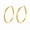 Gold-30mm, variant on Gold Plated Textured Hoop Earrings for Women, 925 Sterling Silver Posts, Lightweight Frosted Round Earrings, 30–70mm