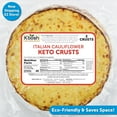 Keto Pizza Crust Italian Cauliflower 1 Carb A Gluten Free, Sugar