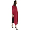 thumbnail image 2 of Moomaya Solid Hook & Eye Kurta Dress For Womens Long sleeves Indian Ethnic wearKurti, 2 of 7