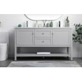 thumbnail image 7 of Elegant Lighting Vf22260d Heath 60" Free Standing Double Basin Vanity Set - Grey, 7 of 7